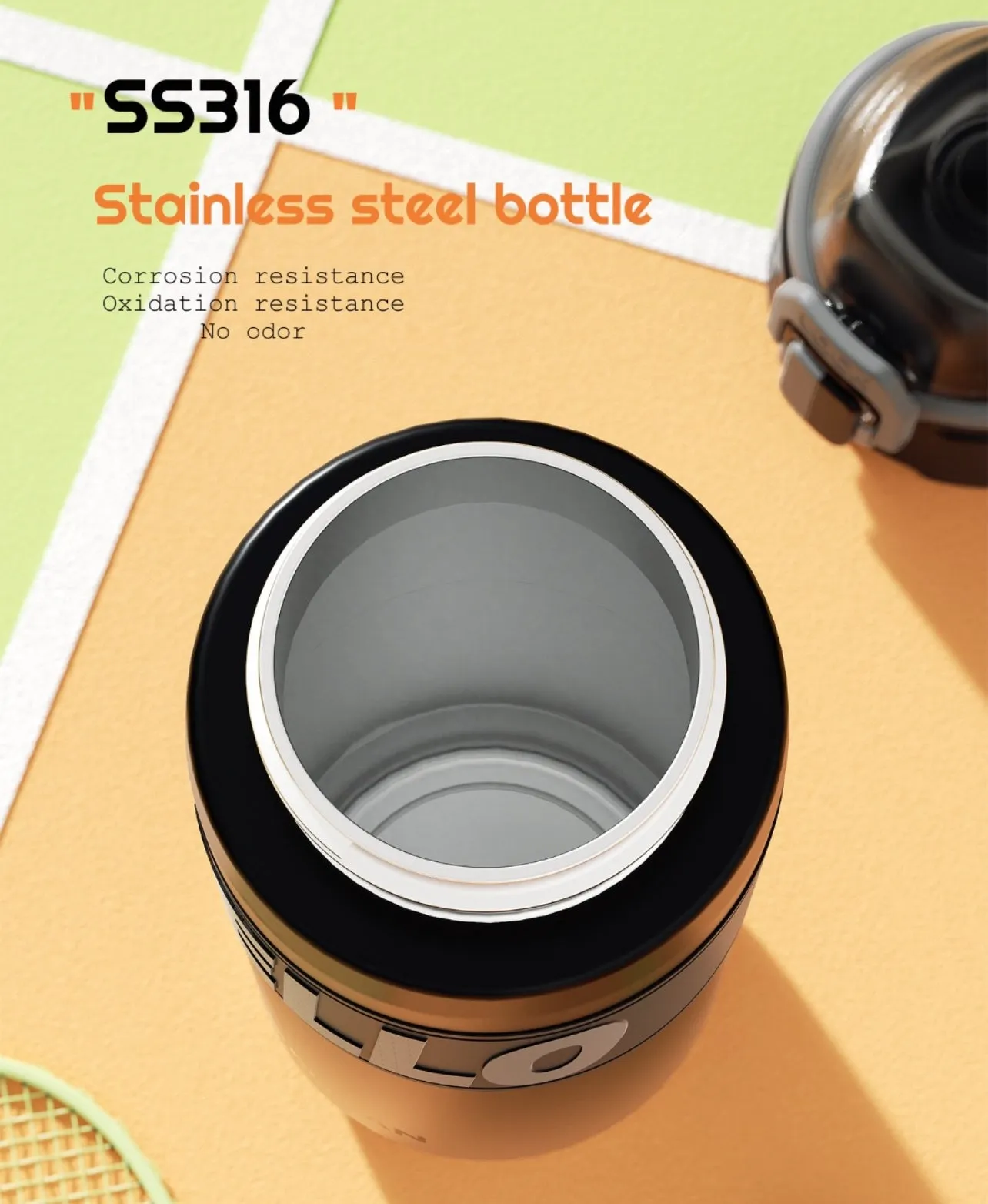 Fquan - Metallic Flask | 660ml