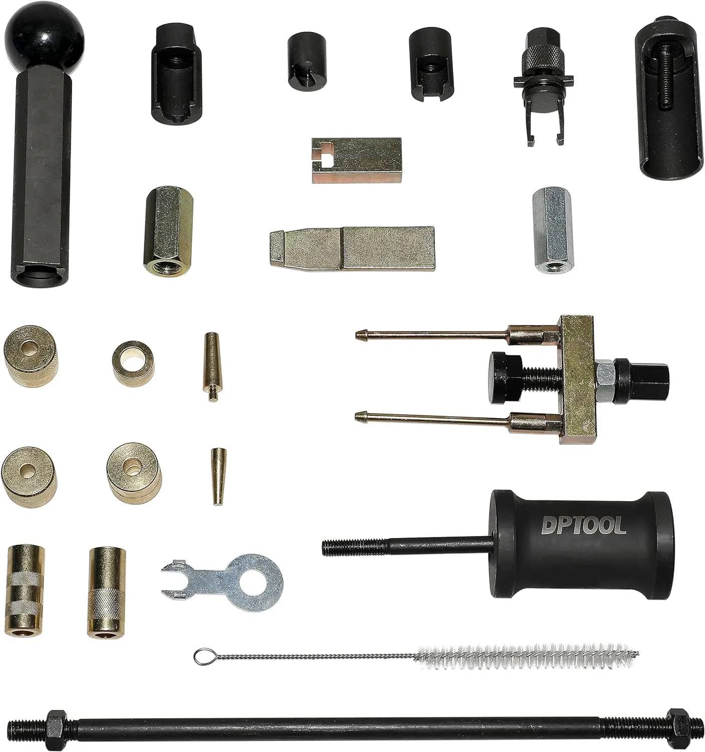 Fuel Injector Removal Puller Kit Injector Seal Install Tool Compatible with Volkswagen TDi 4 Cyl 8V 16V Diesel Replacement for Audi VW 1.2 1.4 1.6 1.8 2.0 2.7 3.0 3.2 3.6 V6 4.2 V8 FSI TSI TFSI Petrol