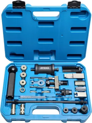 Fuel Injector Removal Puller Kit Injector Seal Install Tool Compatible with Volkswagen TDi 4 Cyl 8V 16V Diesel Replacement for Audi VW 1.2 1.4 1.6 1.8 2.0 2.7 3.0 3.2 3.6 V6 4.2 V8 FSI TSI TFSI Petrol
