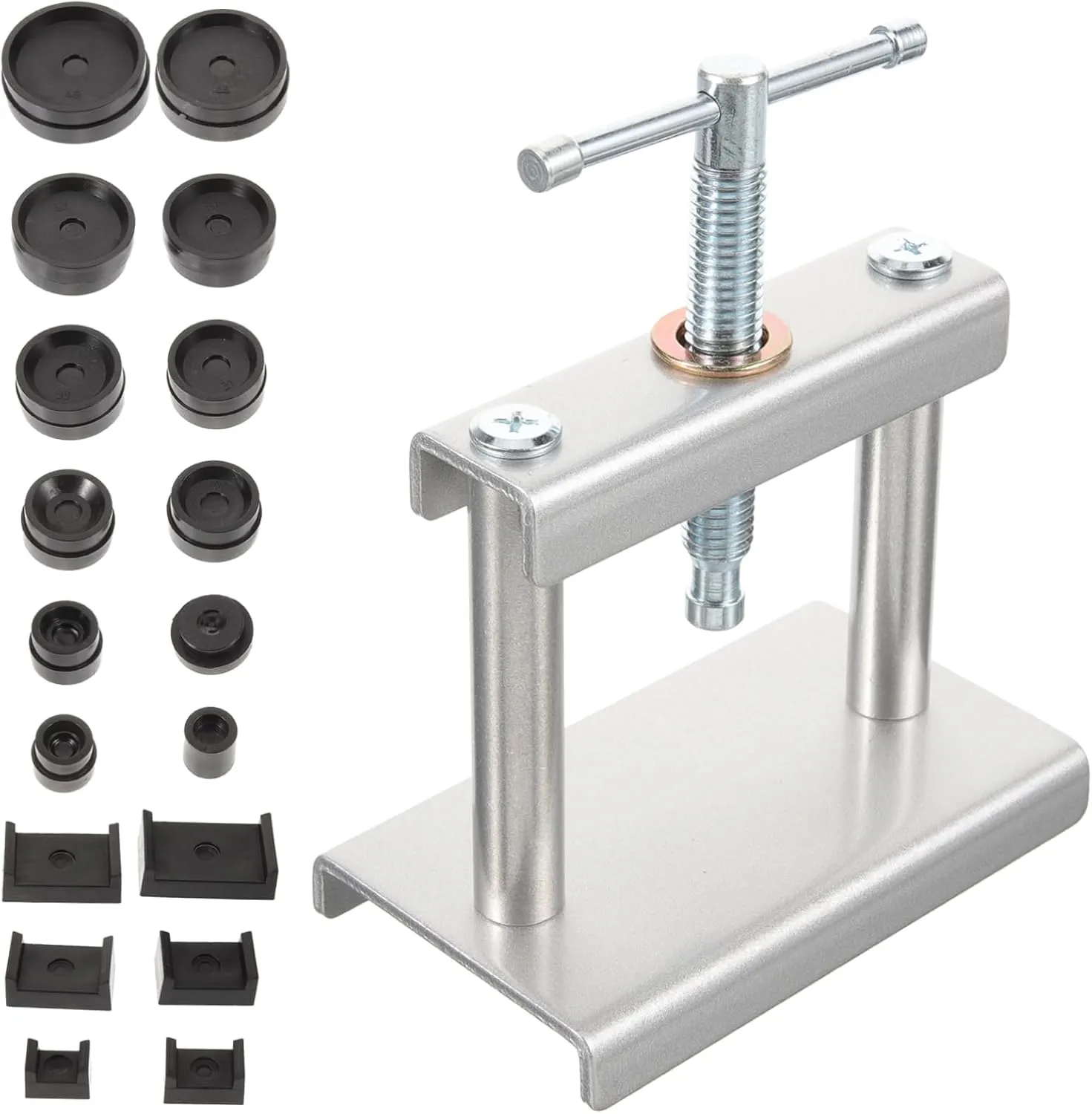 GALPADA Watch Back Case Closer Opener Tool Watch Repair Kit Watchmaker Press Tool with Molds for Quartz Mechanical Watches
