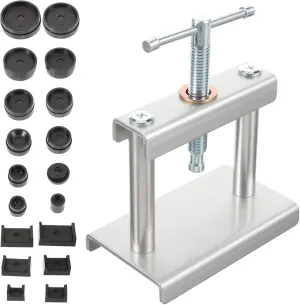 GALPADA Watch Back Case Closer Opener Tool Watch Repair Kit Watchmaker Press Tool with Molds for Quartz Mechanical Watches