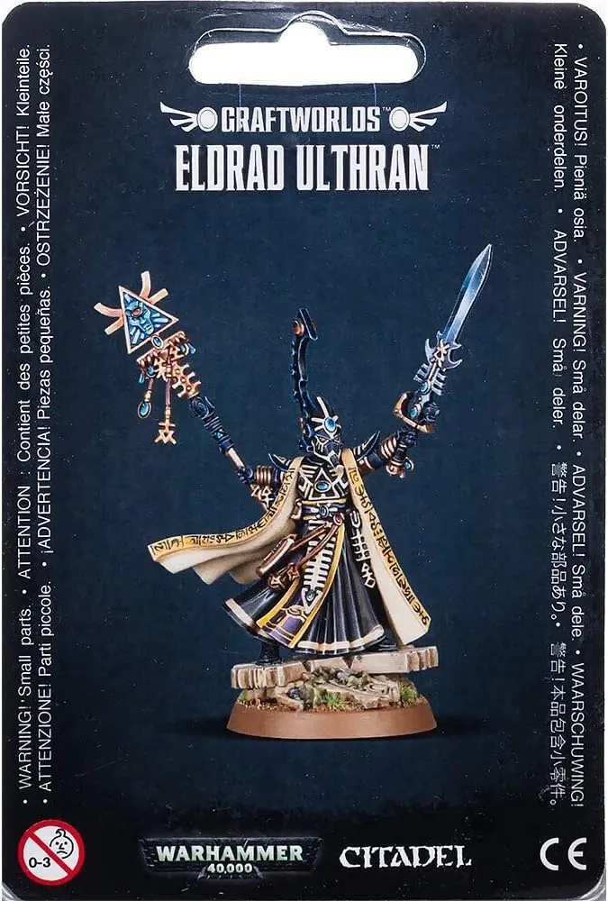 GAMES WORKSHOP 99070104006" Craftworlds Eldrad Ulthran Miniature, Black