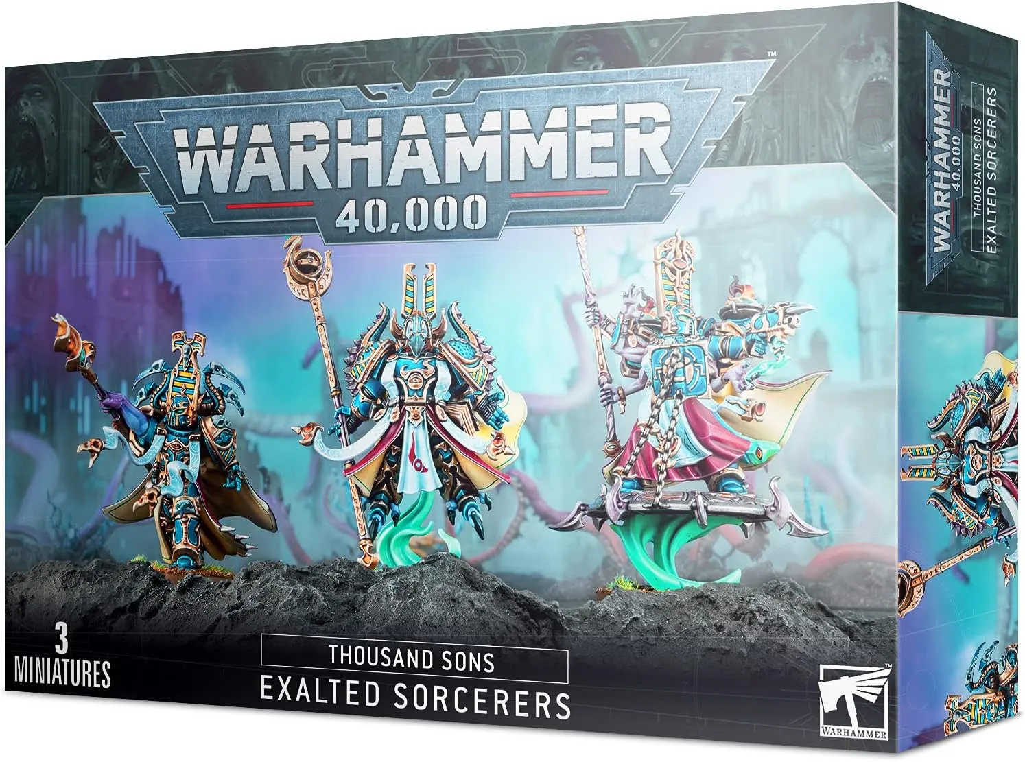 Games Workshop 99120102067" Thousand Sons Exalted Sorcerers, Black