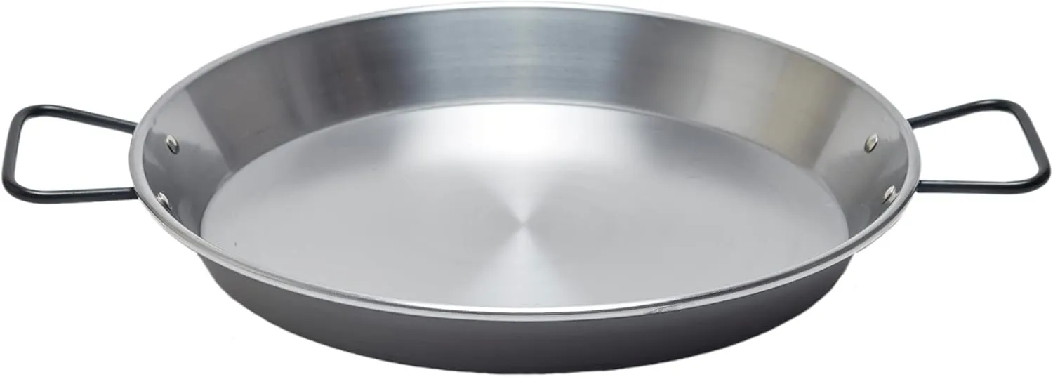 Garcima 13 1/2-inch Pata Negra Restaurant Grade Paella Pan, 34cm