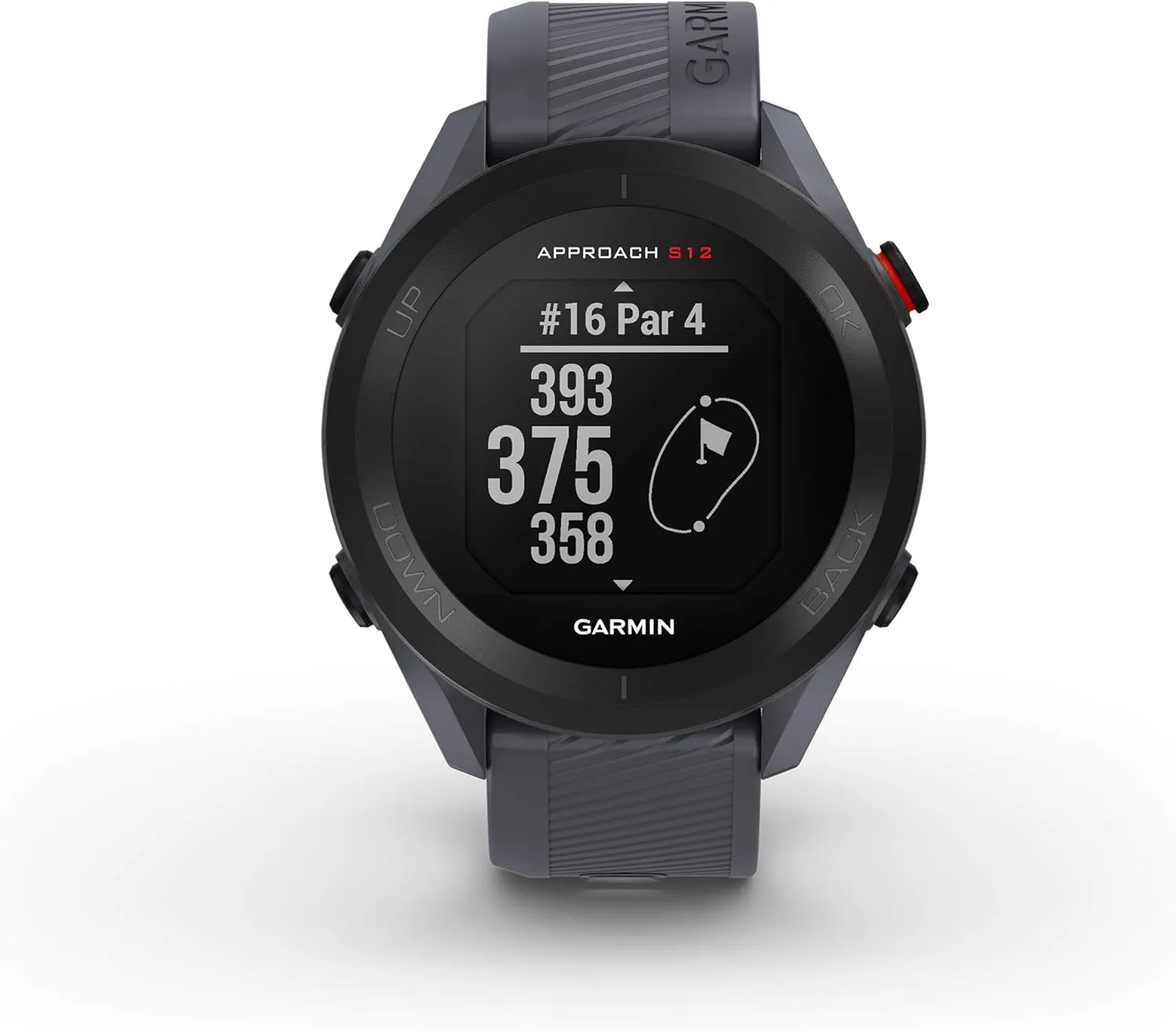 Garmin Approach S12, Easy-to-Use GPS Golf Watch, 42k  Preloaded Courses, Granite Blue, 010-02472-01