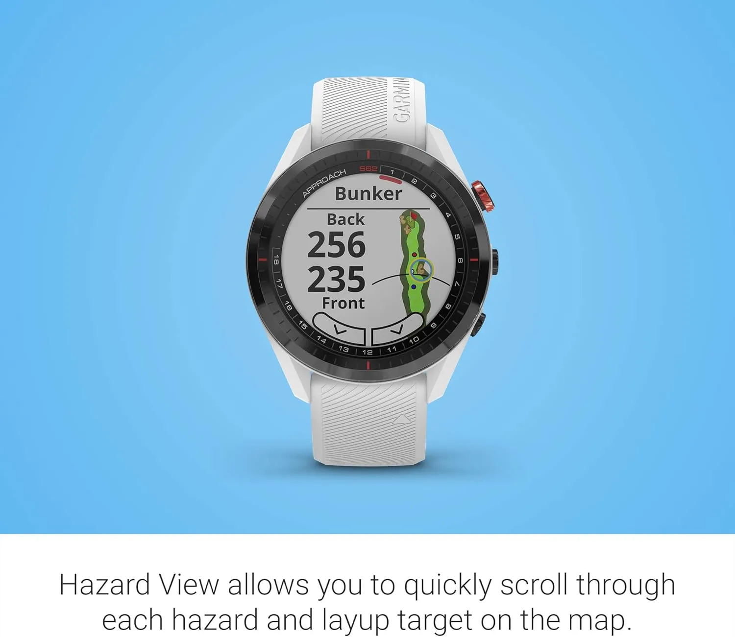 Garmin Approach S62, Premium Golf GPS Watch, Built-in Virtual Caddie