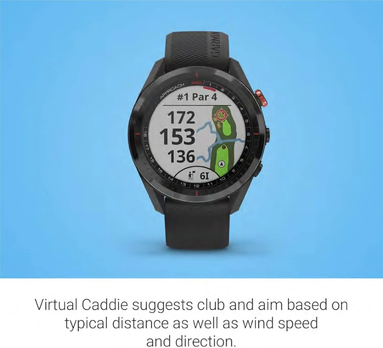 Garmin Approach S62, Premium Golf GPS Watch, Built-in Virtual Caddie
