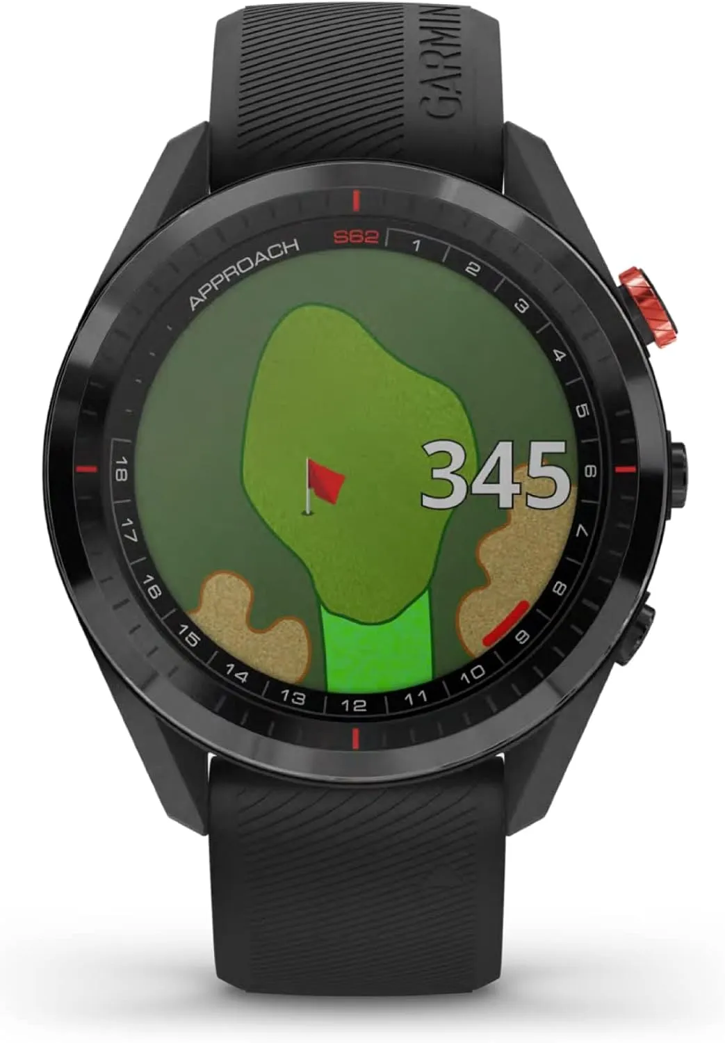 Garmin Approach S62, Premium Golf GPS Watch, Built-in Virtual Caddie
