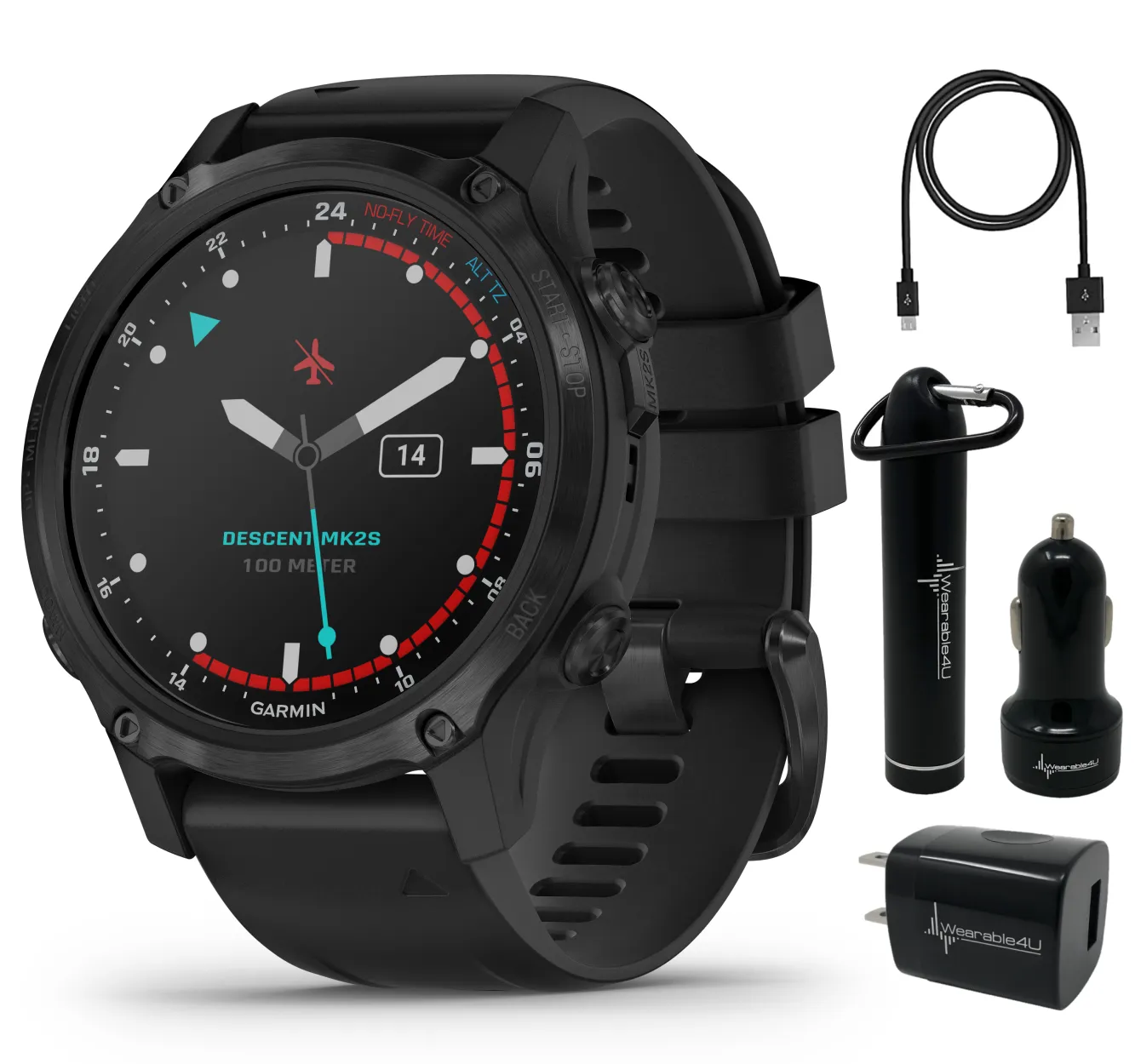 Garmin Descent Mk2S, Smaller-Sized Watch-Style Dive Computer, Multisport