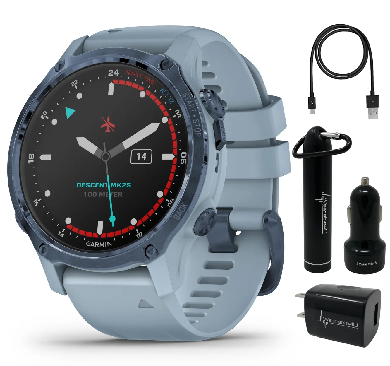 Garmin Descent Mk2S, Smaller-Sized Watch-Style Dive Computer, Multisport