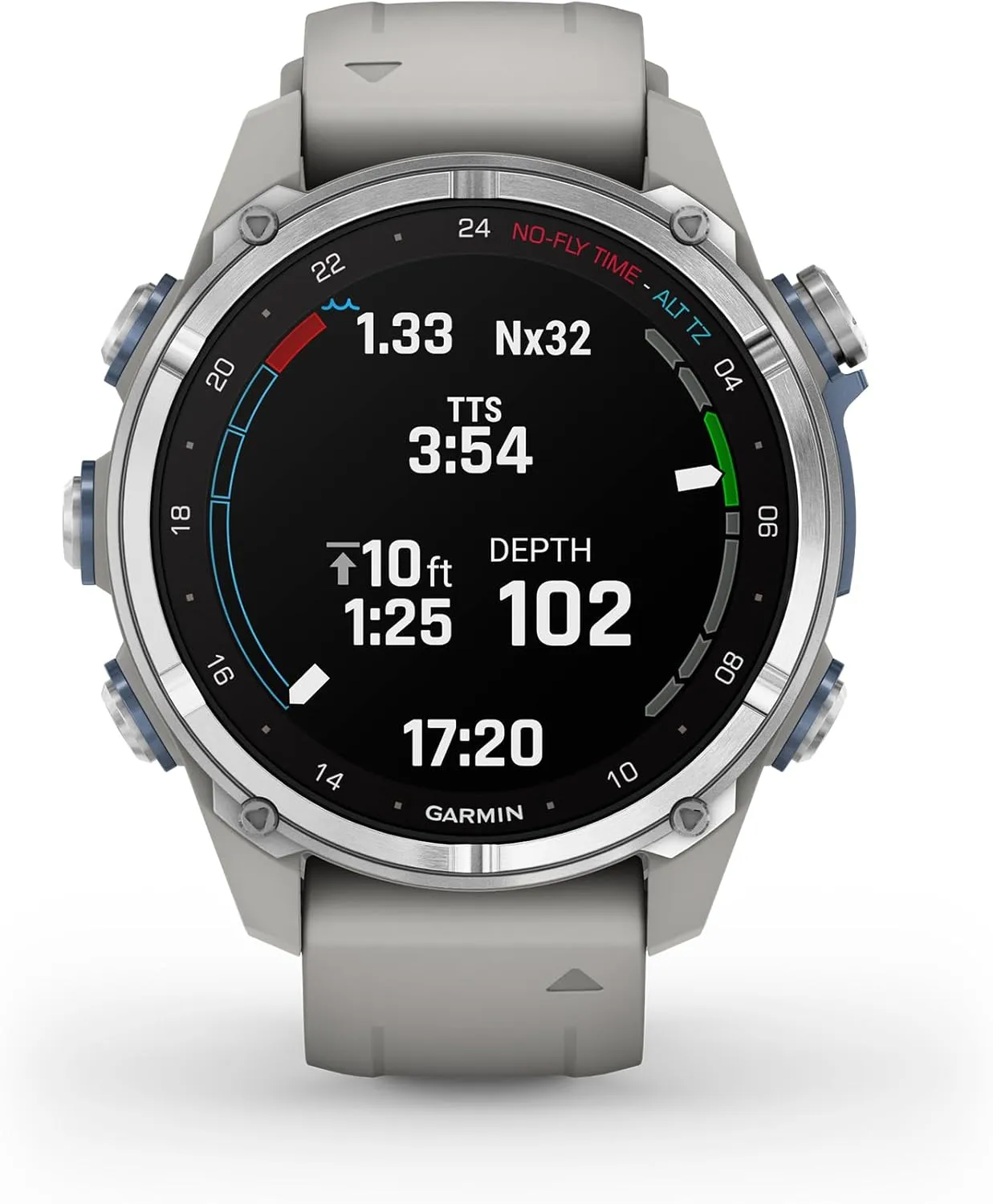 Garmin Descent™ Mk3, Dive Computer and Multisport GPS Smartwatch, Fog Gray