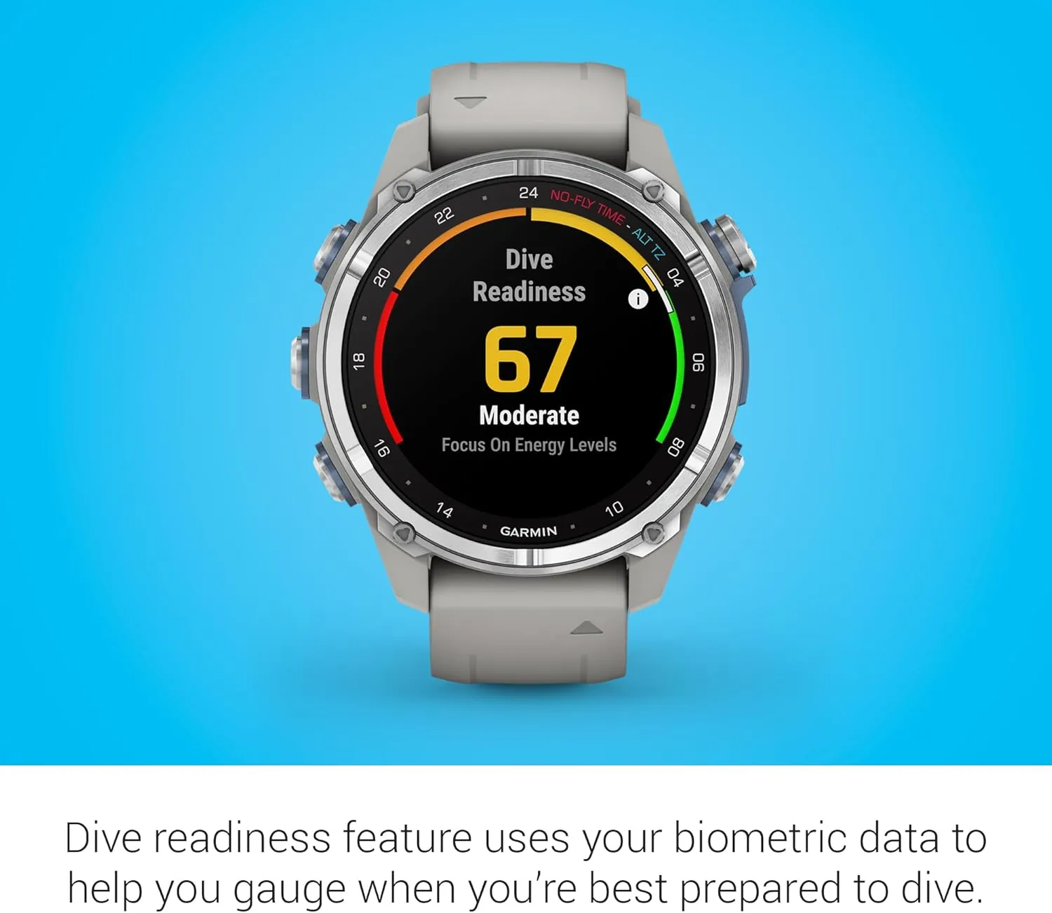 Garmin Descent™ Mk3, Dive Computer and Multisport GPS Smartwatch, Fog Gray