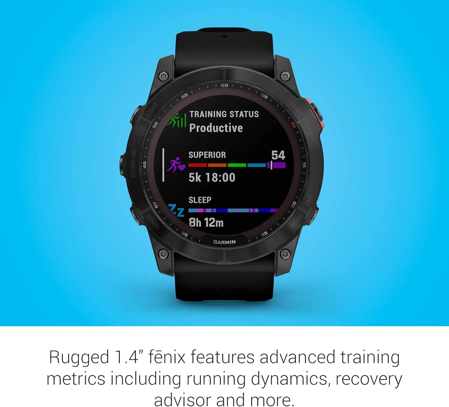 Garmin fenix 7X Solar, Larger sized adventure smartwatch, with Solar Charging Capabilities, touchscreen outdoor watch with GPS, Slate Gray/Black Band (Renewed)