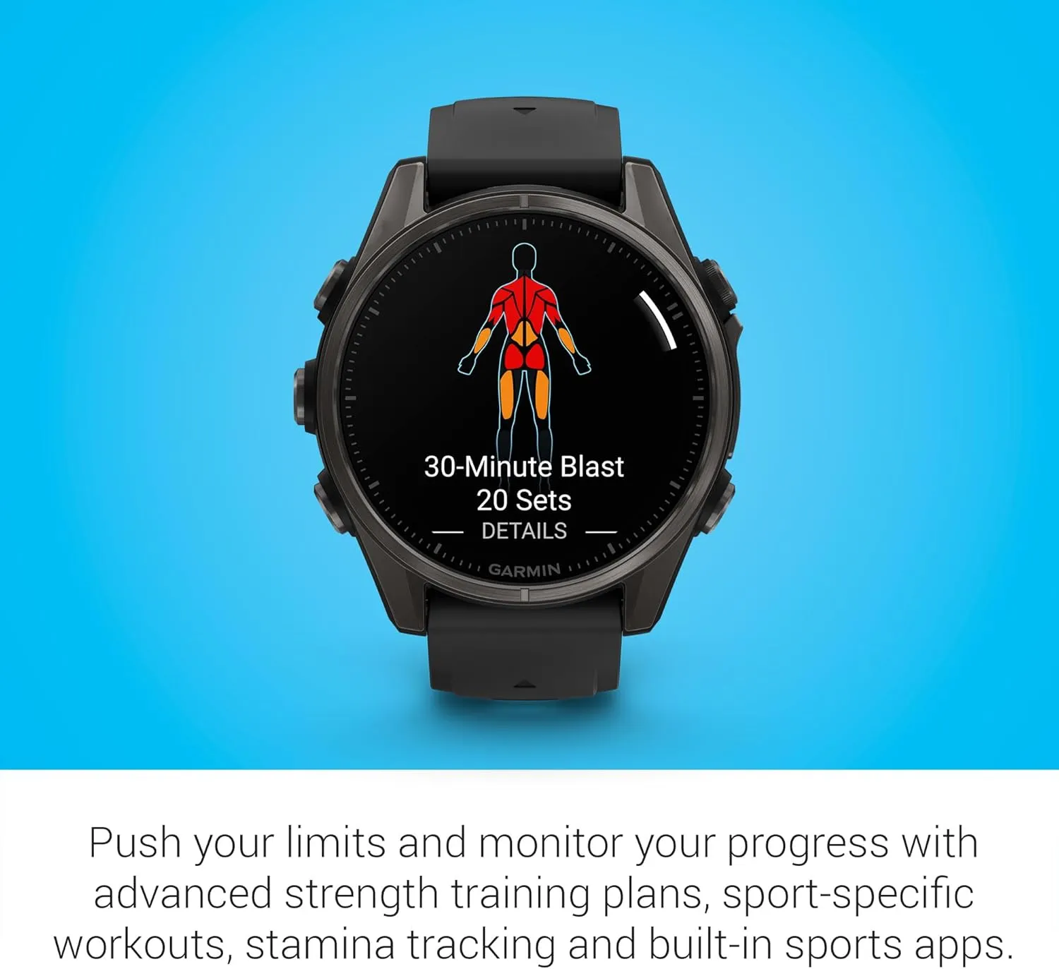 Garmin Fenix 8 Premium Multisport GPS Running Smartwatch, 43 mm | AMOLED, Dive-Rated, Built-in Flashlight | Carbon Gray DLC Titanium with Pebble Gray Band with Signature Series Charging Stand