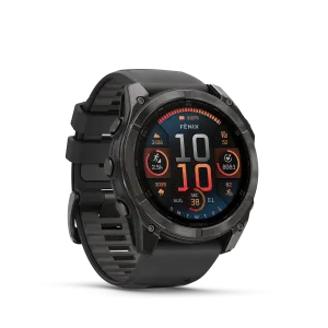 GARMIN fēnix® 8 - 51MM - AMOLED, SAPPHIRE - CARBON GRAY/BLACK
