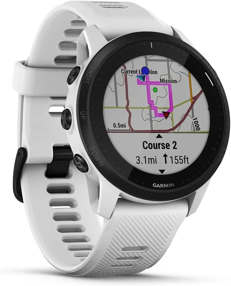 Garmin Forerunner 945 LTE, Premium GPS Running/Triathlon Smartwatch with LTE Connectivity, Whitestone