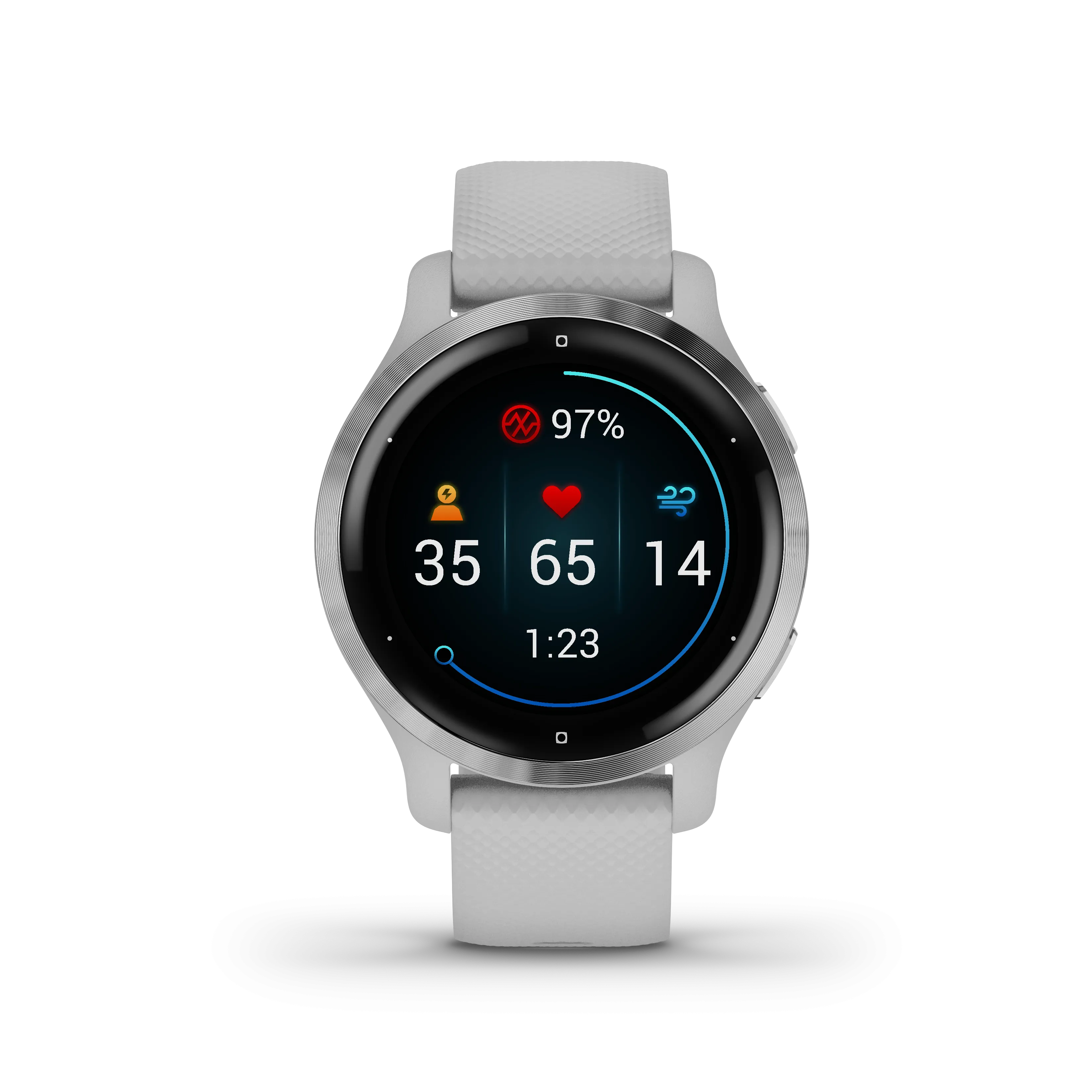 Garmin Venu 2/2S GPS Smartwatch with Advanced Health Monitoring and Fitness Features with Wearable4U 3x Wristband Strap Bundle