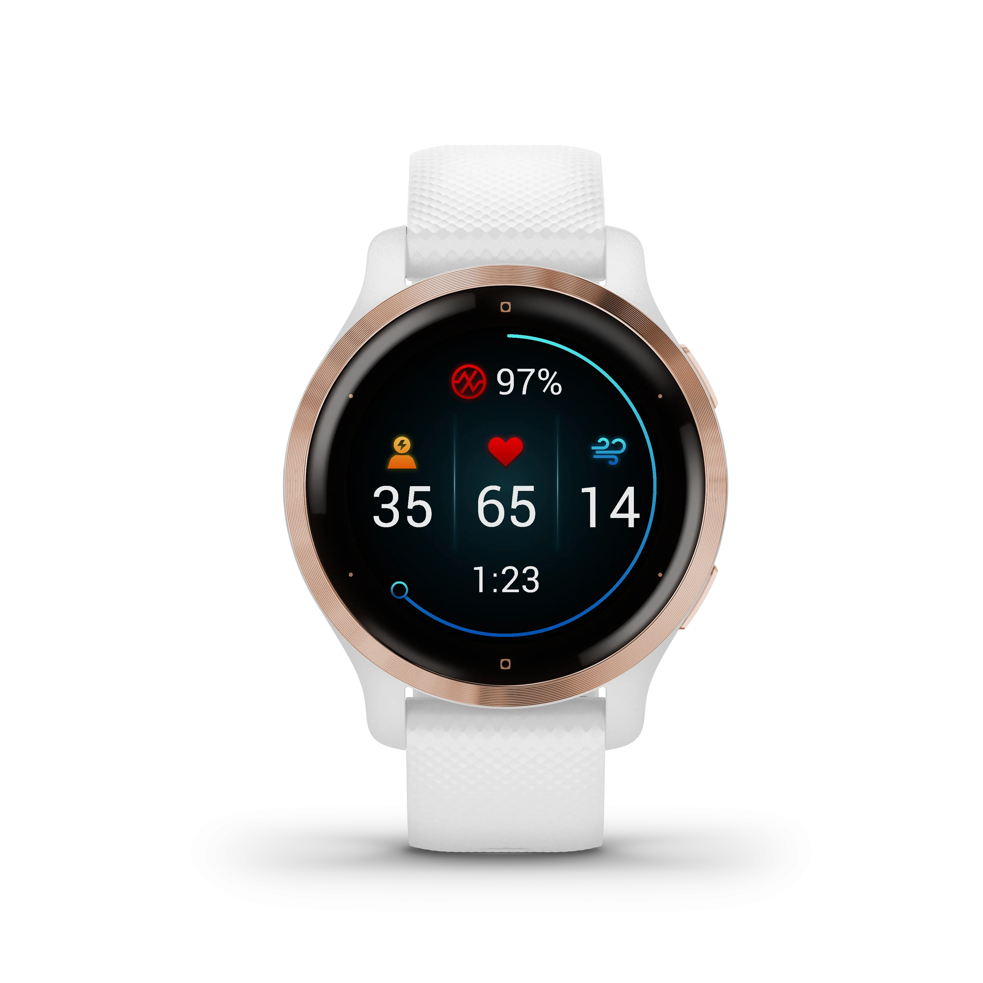 Garmin Venu 2/2S GPS Smartwatch with Advanced Health Monitoring and Fitness Features with Wearable4U 3x Wristband Strap Bundle