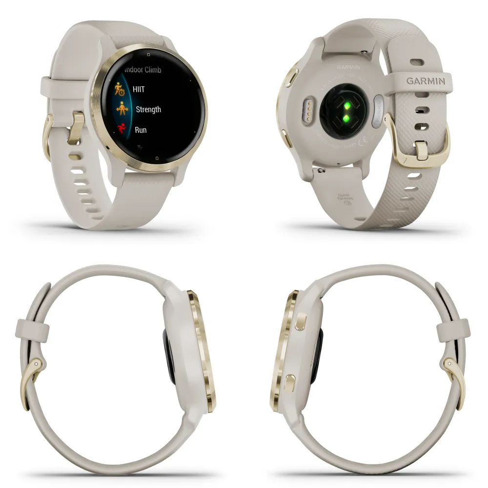 Garmin Venu 2/2S GPS Smartwatch with Advanced Health Monitoring and Fitness Features with Wearable4U 3x Wristband Strap Bundle