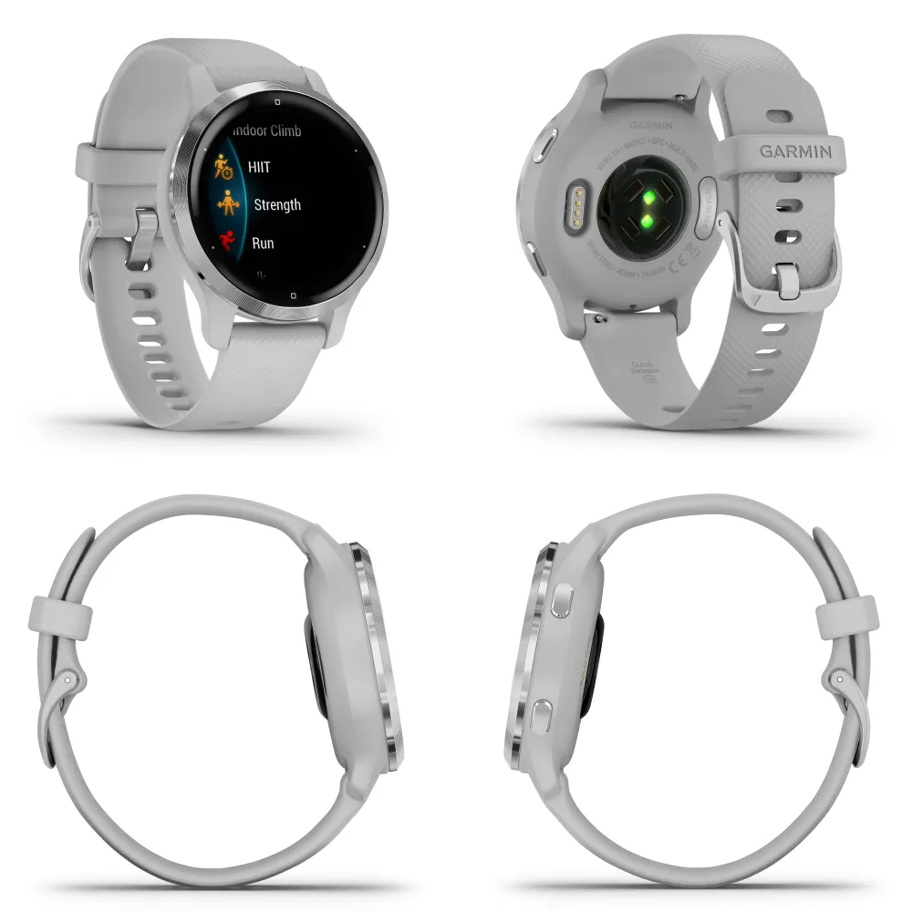 Garmin Venu 2/2S GPS Smartwatch with Advanced Health Monitoring and Fitness Features with Wearable4U 3x Wristband Strap Bundle