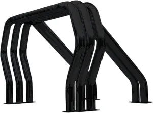 Go Rhino Bed Bar Complete Kit - Triple Bar/Double Kicker | Mild Steel, Black | 9009560TDB | Fits 1988-1998 Chevrolet/GMC C/K Series w/Short or Long Bed and Other Vehicles (See Description)