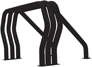 Go Rhino Bed Bar Complete Kit - Triple Bar/Single Kicker - Black | 9009516TSB | Fits 1973-1987 Chevrolet/GMC C/K Series Pick up w/Short Bed, Fleetside; 1973-2001 Dodge Ram Short Bed, Fleetside