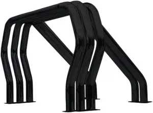 Go Rhino Bed Bar Complete Kit - Triple Bar/Single Kicker | Mild Steel, Black | 9009560TSB | Fits 1988-1998 Chevrolet/GMC C/K Series w/Short or Long Bed and Other Vehicles (See Description)