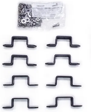 Go Rhino Sport Bar 2.0 3" Cube Light Bracket Kit | Mild Steel, Textured Black | 968301T | Fits Go Rhino Sport Bar 2.0 Power-Actuated Hideaway Light Mount (Riases Lights to Clear The Cab Roof)