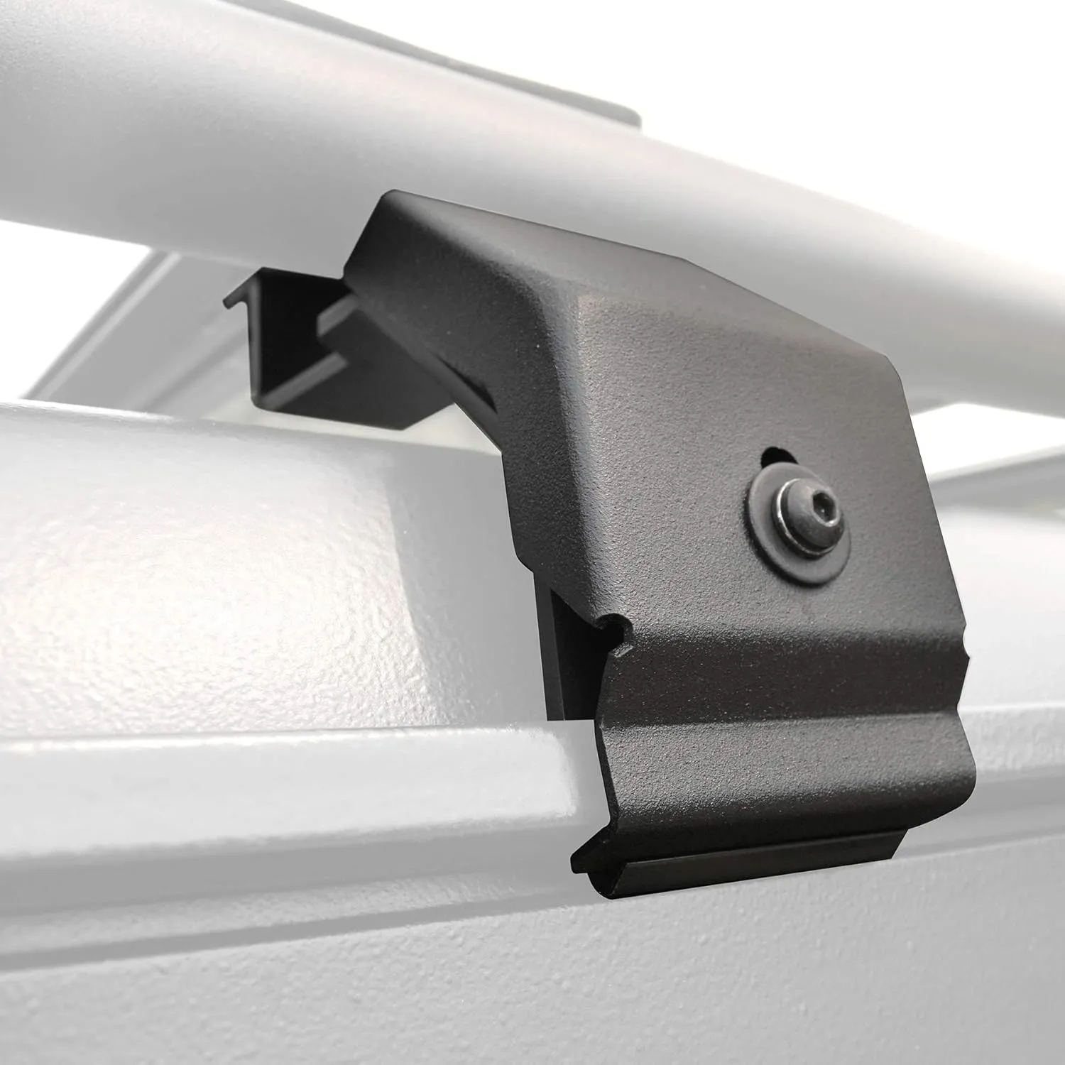 Go Rhino SRM Mounting Kit - 4 Gutter Mounts | Mild Steel, Textured Black | 5910010T | Fits SRM300, SRM400, SRM500, & SRM600 Roof Racks (Excludes SRM300 Racks on Jeep Wrangler)
