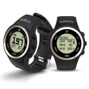 GolfBuddy WT6 Golf GPC Watch Black (GB9-WT6)
