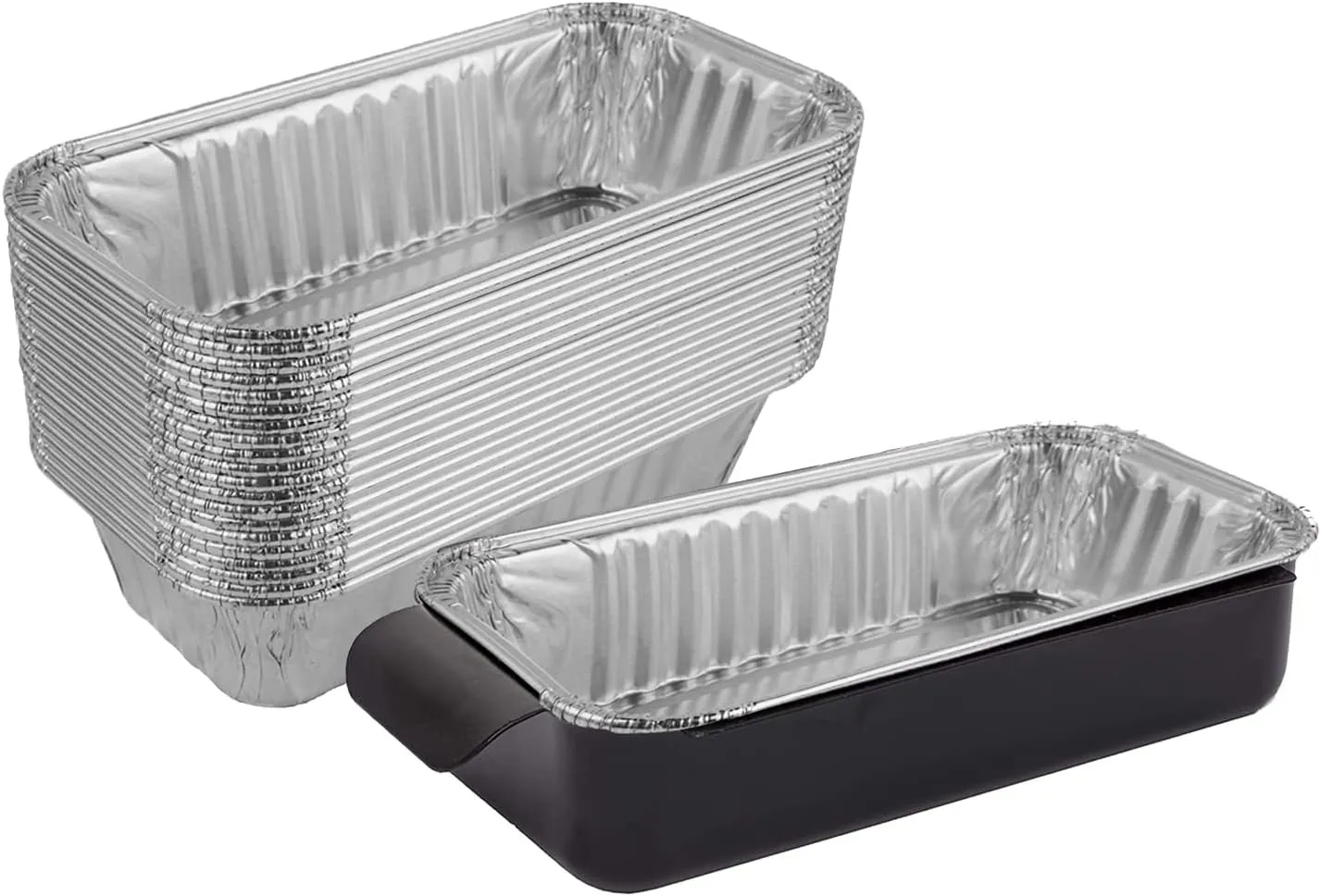 Grease Catcher Pan with 20pcs Aluminum Drip Pan Liner Replacement for CharBroil Performance 463331221 463365021 463448021 TRU Infrared 4-Burner Gas Grill,for Char-Broil 9328812P06 G416-0015-W1,20 Pack