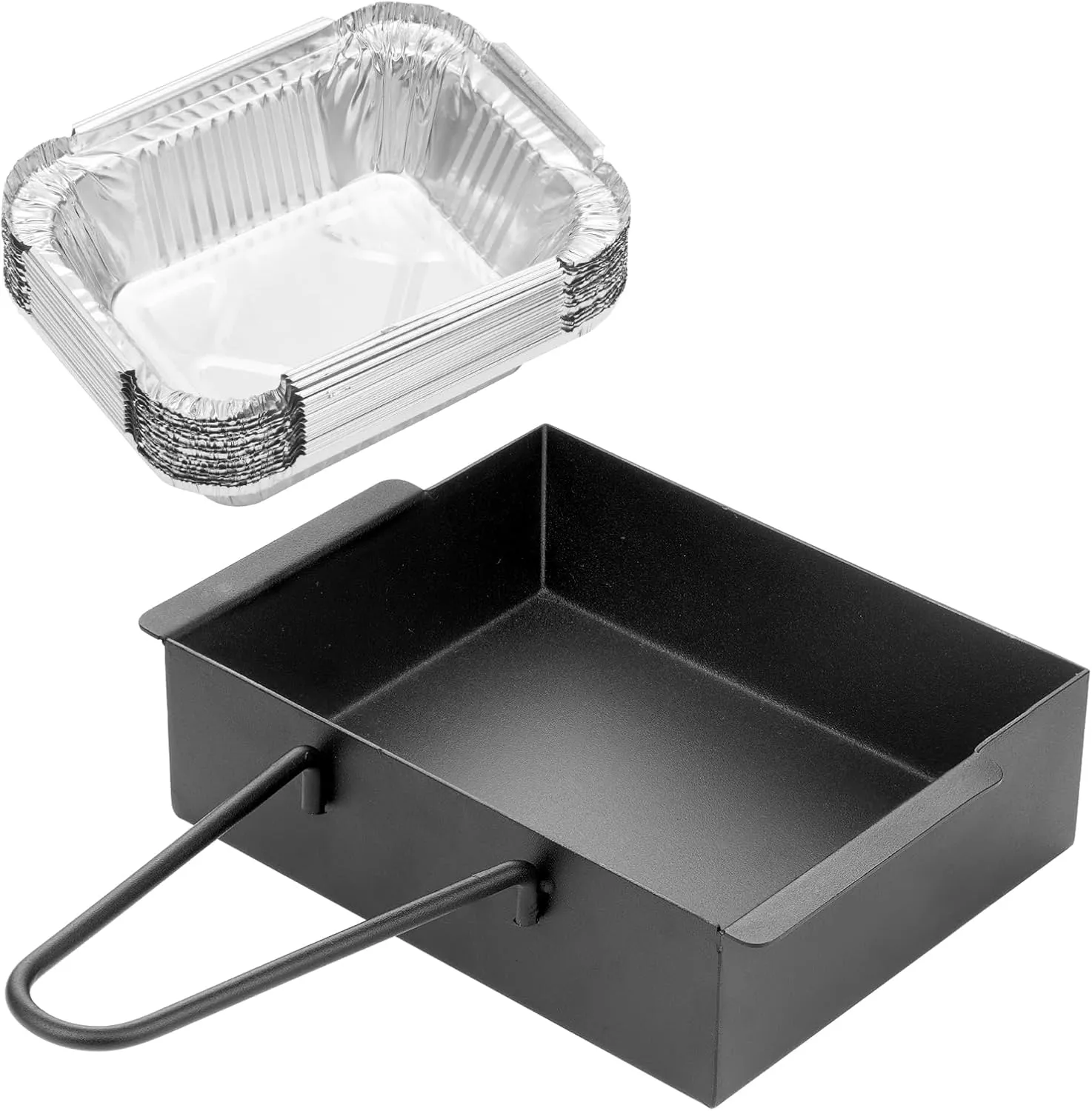 Grill Drip Pan for Nexgrill 720-0830H,Grease Catcher Cup for Nexgrill 720-0830X 720-0830H 720-0888 720-0888S 720-0896B 720-0896 CGG-7400,Nexgrill Grease Drip Tray with 15-Pack Disposable Foil Liners
