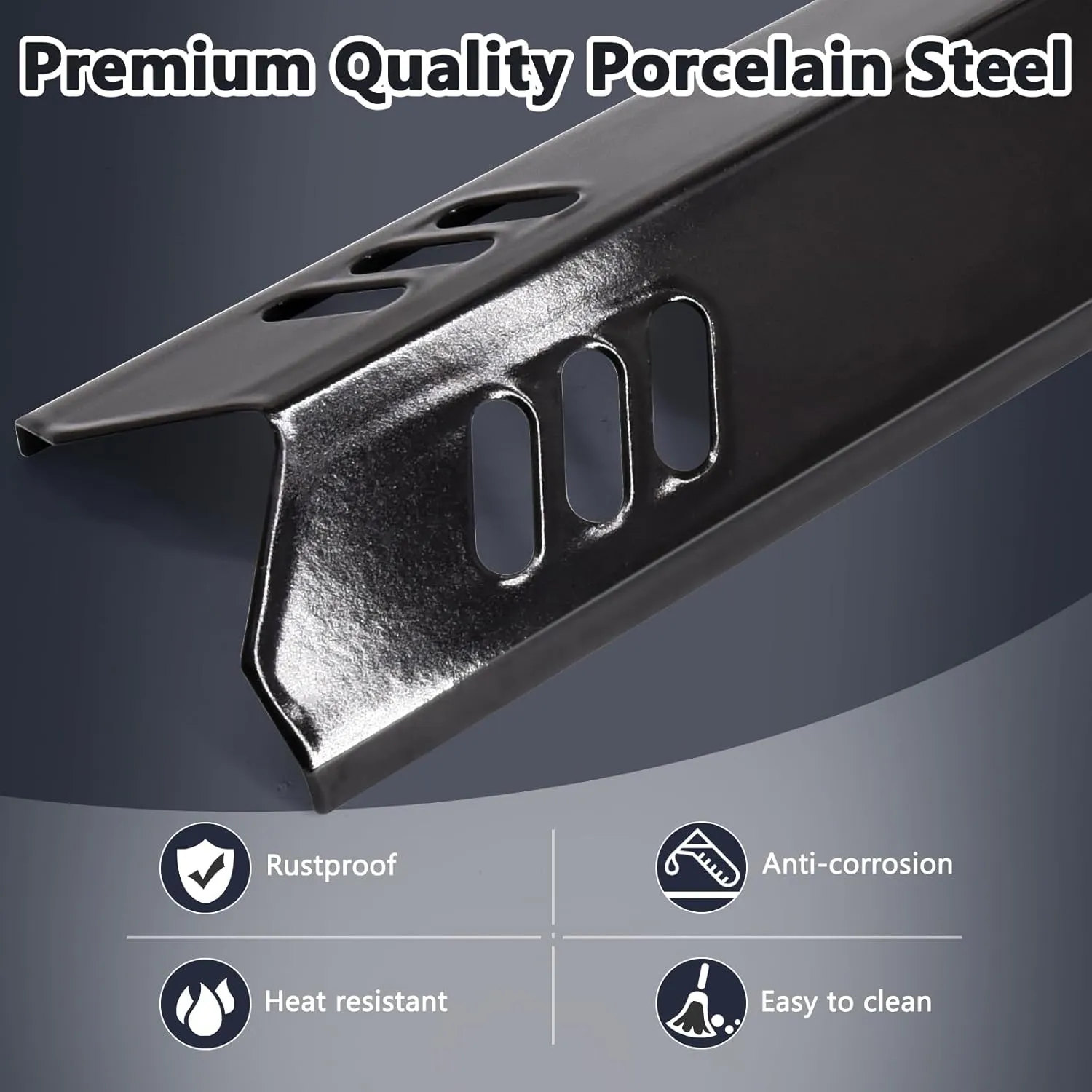 Grill Grease Tray Replacement Parts for Dyna Glo and Backyard Grill Parts, Adjustable 24''-30'' DGF493BNP Drip Pan, BY13-101-001-12 Drip Pan, Cooking Grates, Heat Plates Shields for Dyna Glo 4 Burner.