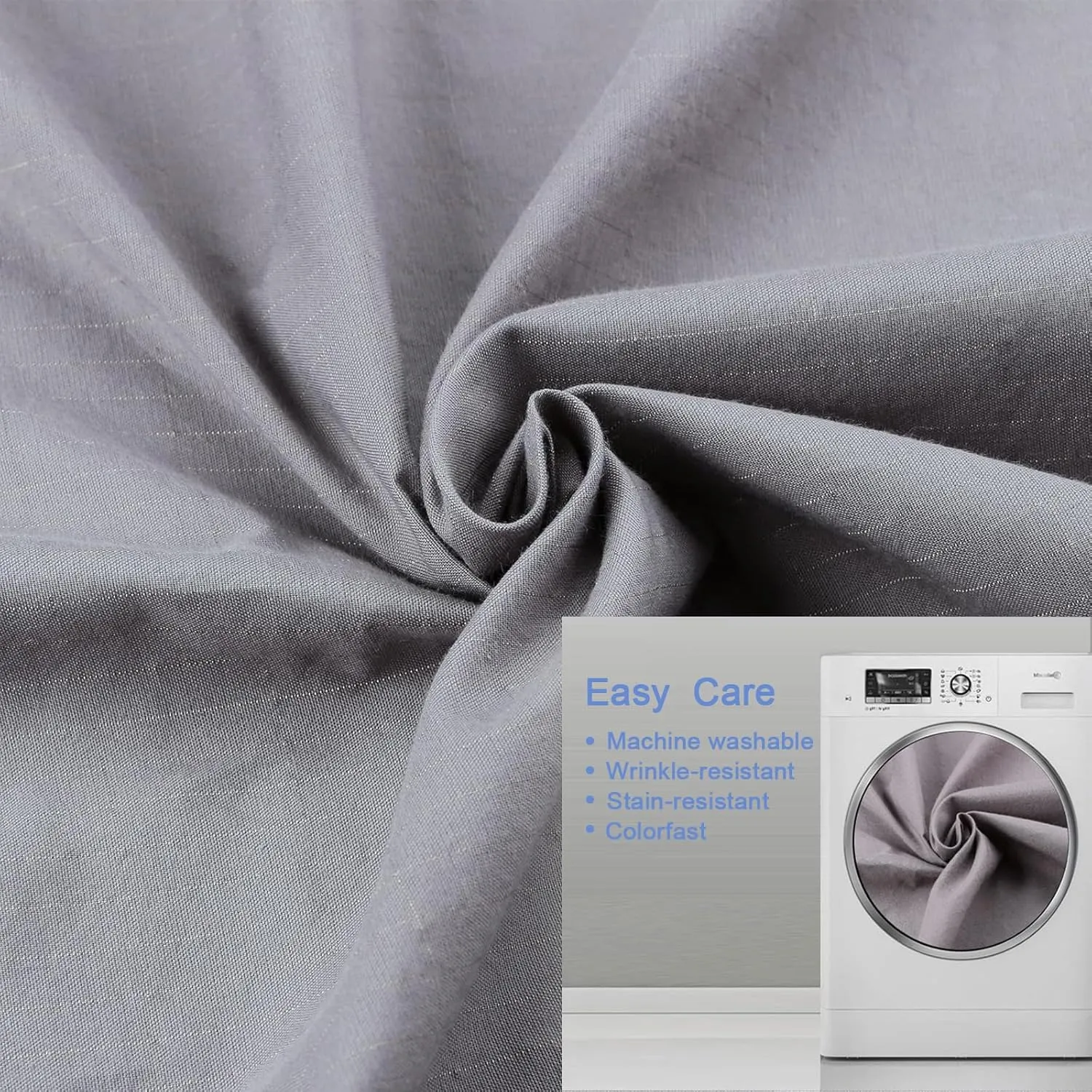 Grounding Sheets for Bed Queen Earthing Fitted Sheet 10% Silver & 90% Organic Cotton Conductive Bed Sheets Kit Earth Connected for Pain Relief Sleep Therapy with Grounding Cord (60"X 80"X 15" Gray)