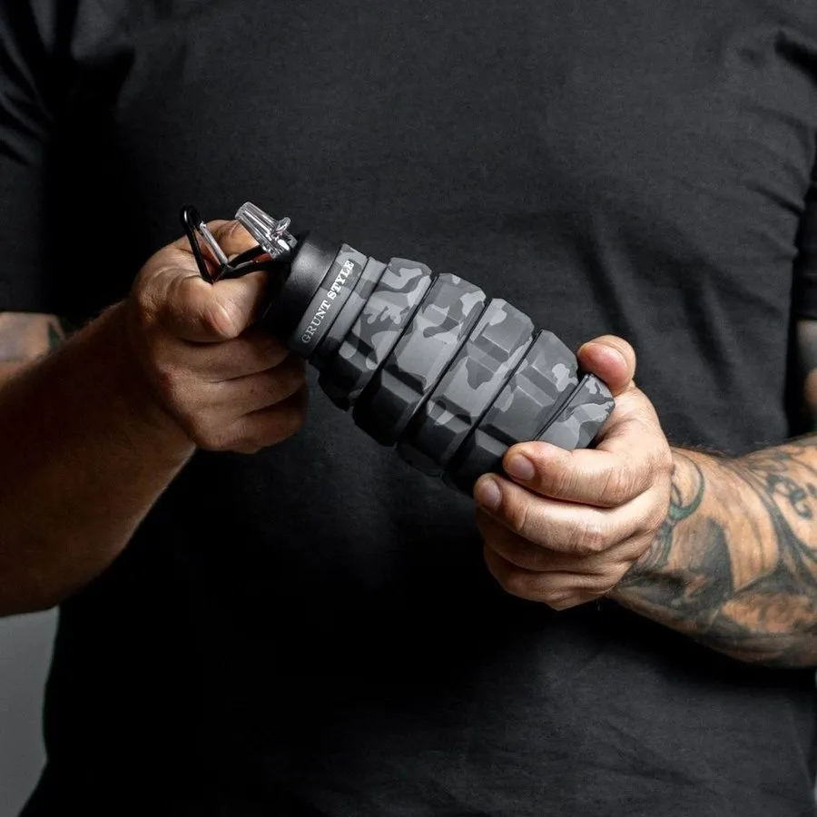 Grunt Style Camo Hydro Blast: Collapsible Bottle