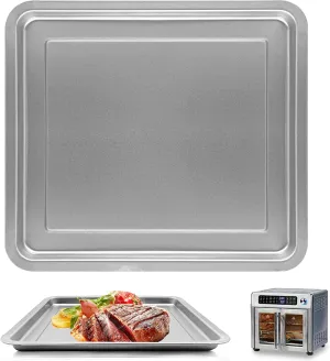 GXF Air Fryer Accessories for Emeril Lagasse 26 QT Extra Large Air Fryer, 12.2''×11.2'' Stainless Steel Air Fryer Tray Grill Pan Grill Plate Crisper Plate Replacement Parts Rack