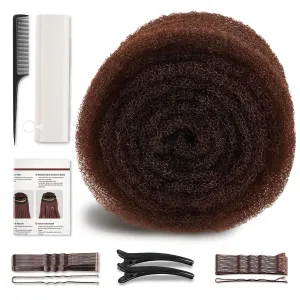 Hair Sponge for Updo | Hair Bumps for VolumeI Insert Maker | Hair Padding Filler Pads & Undetectable Updo Tool | Includes Bobby Pins, U Shape Hair Pin, Comb and Plastic Clips