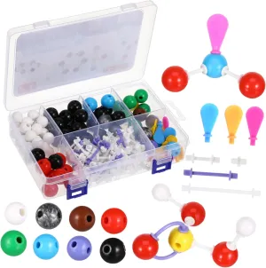 HANABASS 1Set Molecular Model Kit Chemistry Visualization Tool for Organic Chemistry Experiments Easy Assembly Science Exploration Kit Smooth Surface Decorative Home Decor