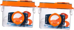 HANABASS 2Pcs Insect Observation Boxes with Magnifying Viewer Breathable Mesh Lid for Biology Teaching Educational for Exploring Nature and Science