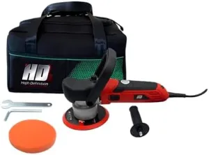 HD Quality L-35 Professional Dual Action Orbital Polisher & Auto Detailing Bag Premium Organizer for Car, 800W 6 Inch Orbital Buffer Polisher for Car Detailing, 2000-6400 RPM, 4-Variable Speed- Kit