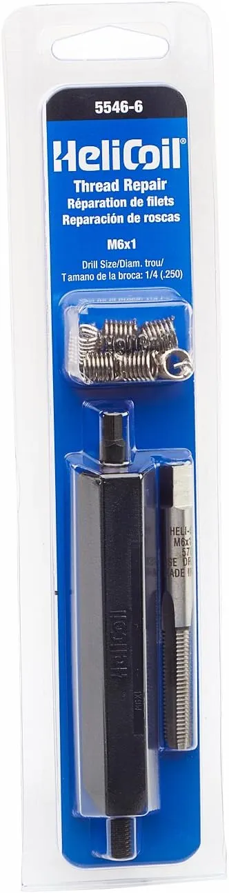 Heli-Coil Helicoil 5546-6 M6 x 1 Metric Coarse Thread Repair Kit