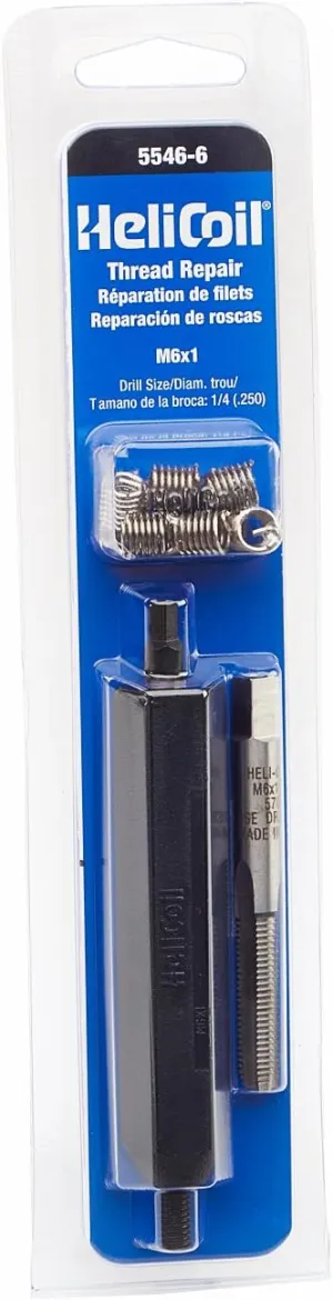 Heli-Coil Helicoil 5546-6 M6 x 1 Metric Coarse Thread Repair Kit