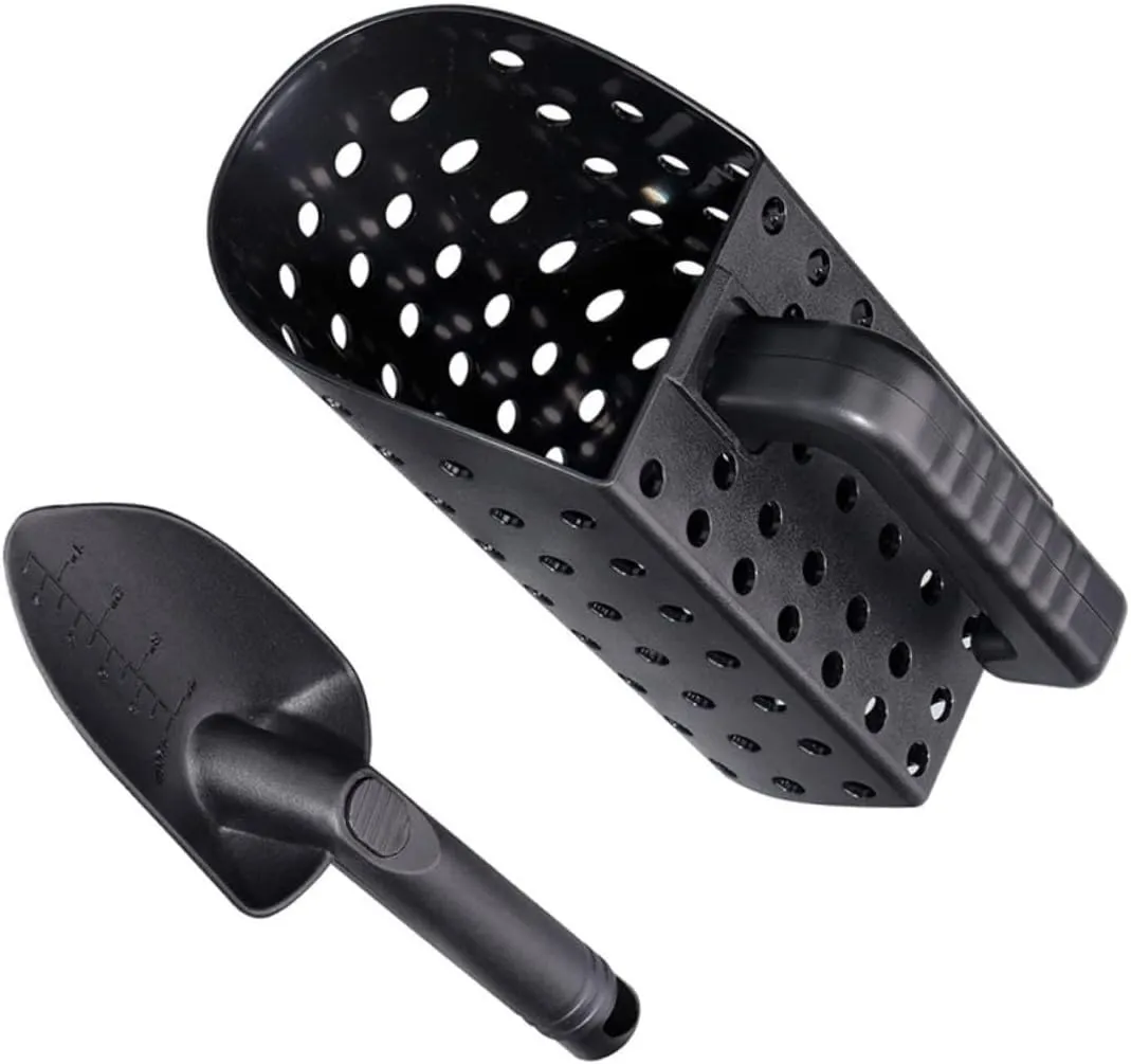 Hemoton 1set Portable Treasure Finding Tool Detecting Sand Scoop and Shovel for Beach and River Treasure Hunting Design for Easy Use and Great
