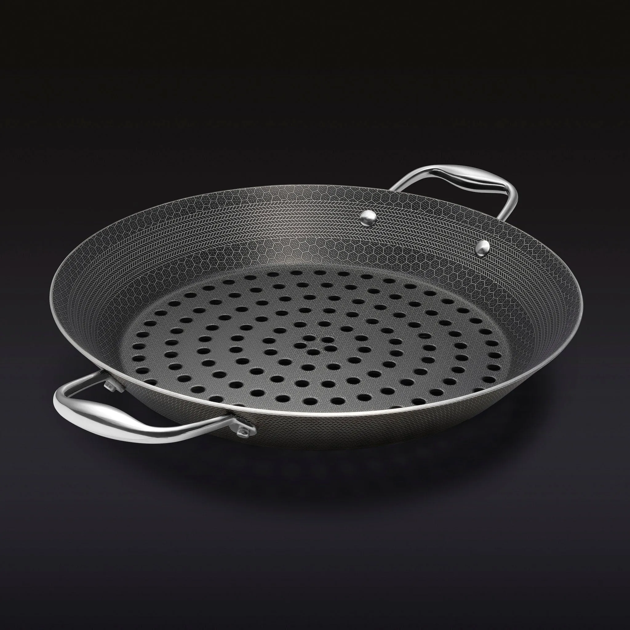 HexClad BBQ Grill Pan   Meat Cleaver Bundle