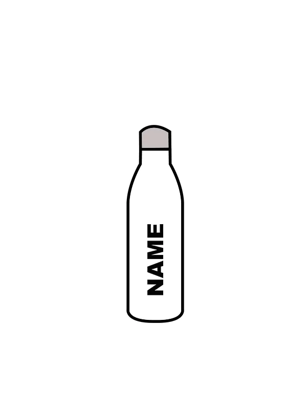 HIPA - WATER BOTTLE WHITE (IN-STOCK)