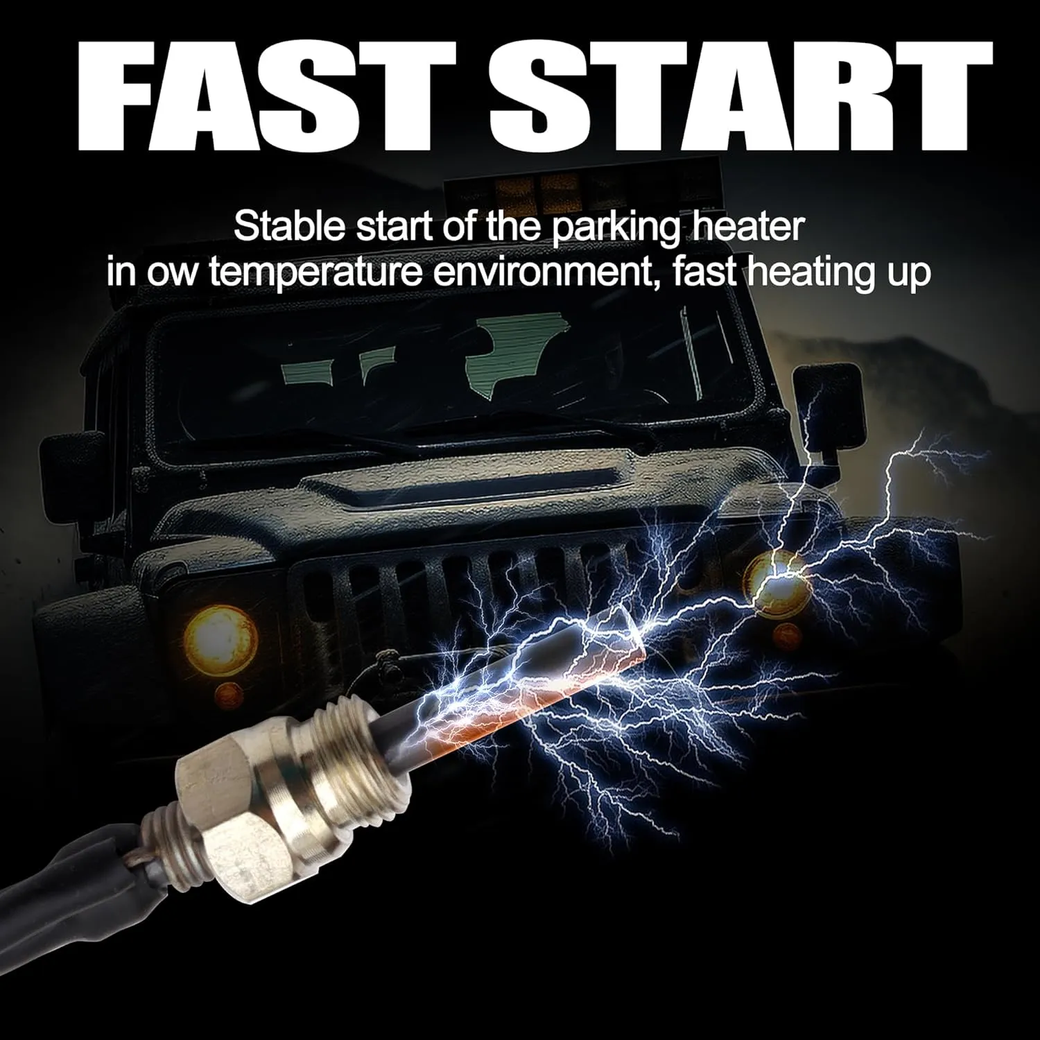 HiSport Diesel Heater Glow Plug Compatible With Eberspacher Airtronic D2 D4 D4S Air & Diesel Parking Heaters 252069011300