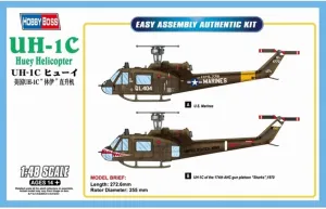 Hobby Boss Easy Assembly UH-1C Huey Airplane Model Building Kit