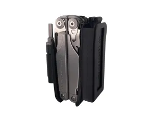 HoldMyGear Sheath compatible with Leatherman Surge multitool with Bit Kit Extender Ratchet Driver attachment (tools not included) (2.25" Belt Clip)