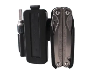 HoldMyGear Sheath compatible with the Charge multitool and Bit Kit Extender Ratchet Driver accessory tools not included - 1.75" Belt Clip (Charge)