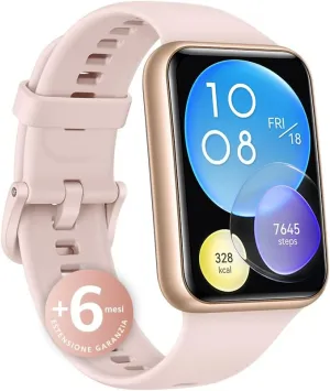 HUAWEI WATCH FIT 2 Smartwatch, Display FullView da 1,74", Chiamate Bluetooth al polso, Monitoraggio della salute 24h, SpO2, GPS, Allenamenti guidati, 6 mesi estensione di garanzia, Sakura Pink
